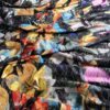 Kuscheliger dicker Jersey Jacquard Winter Herbst Meterware Schwarz